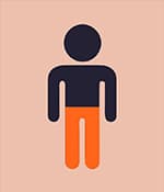 雙側(cè)腦癱，影響雙腿或雙臂。