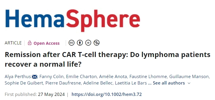 CAR-T細(xì)胞治療后：淋巴瘤患者能否恢復(fù)正常生活？來(lái)看研究結(jié)果