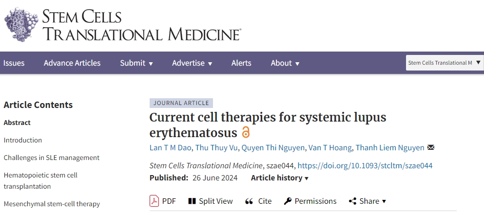系統性紅斑狼瘡的當前細胞療法 系統性紅斑狼瘡的當前細胞療法