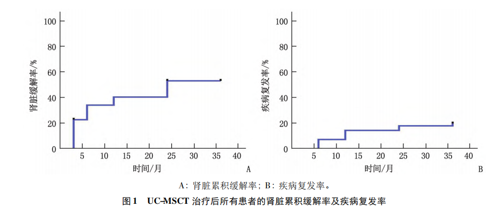 臍帶間充質(zhì)干細(xì)胞移植治療難治性狼瘡性腎炎的遠(yuǎn)期預(yù)后分析