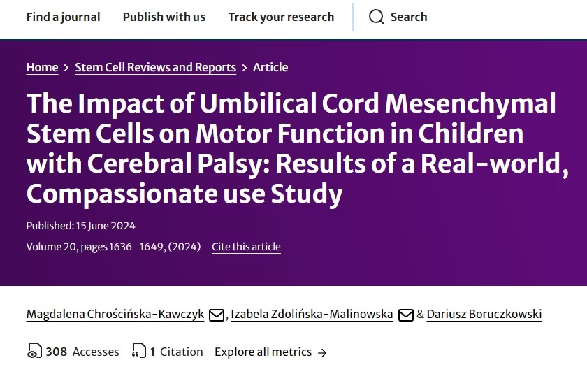 臍帶間充質(zhì)干細(xì)胞對(duì)腦癱兒童運(yùn)動(dòng)功能的影響：真實(shí)世界、同情使用研究的結(jié)果