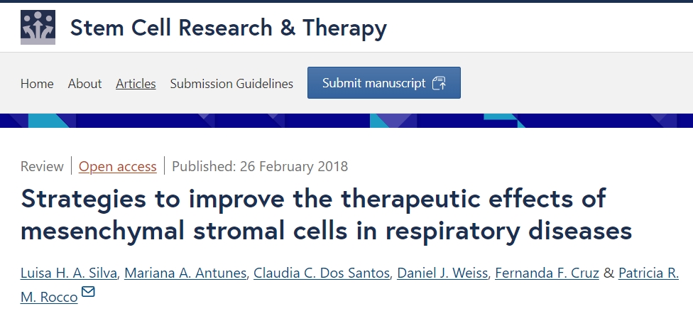 提高間充質(zhì)干細(xì)胞治療呼吸系統(tǒng)疾病的效果的方法有哪些？