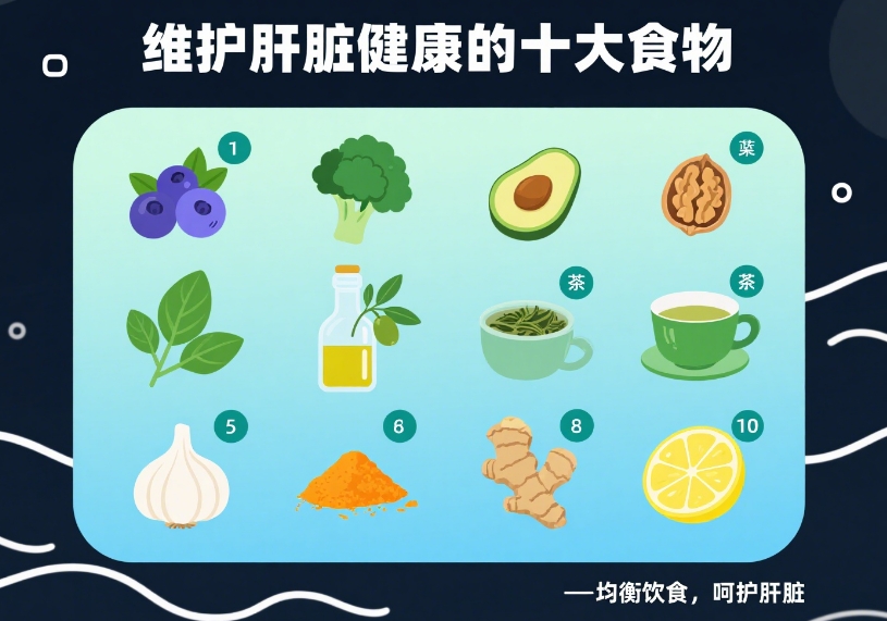 維護肝臟健康應該吃什么？那十大食物適合維護肝臟健康？