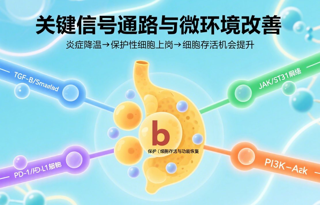 干細胞關鍵信號通路與微環境改善?