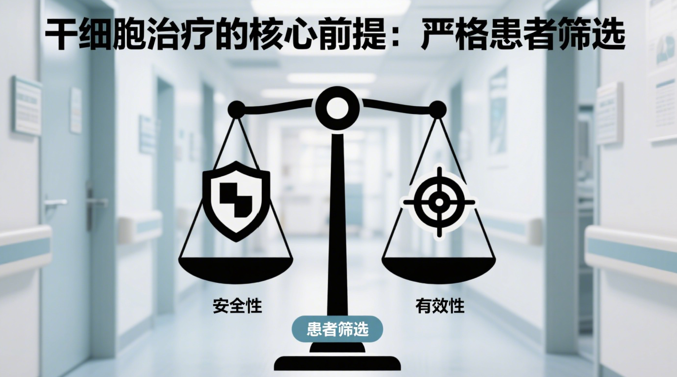 干細胞治療的核心前提:嚴格患者篩選